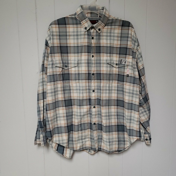 WOLVERINE Flame Resistant long-sleeved twill shirt - Picture 1 of 8